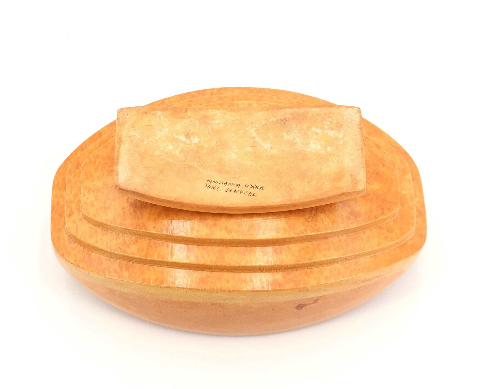 Jewelry Box By Moustapha Ndiaye Made With Calabashes, Thiès Sénégal 1980s / Jewelry Case, Art Deco Style photo vinterior