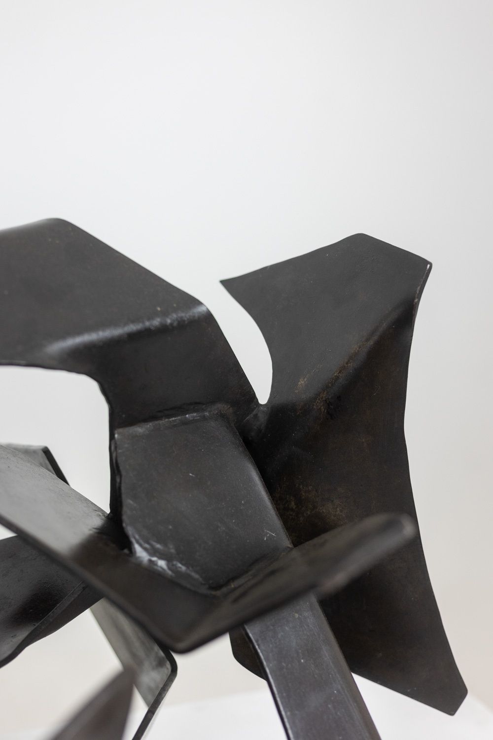 Jean Campa. Patinated And Cut Iron Sculpture. 1980s. photo Art