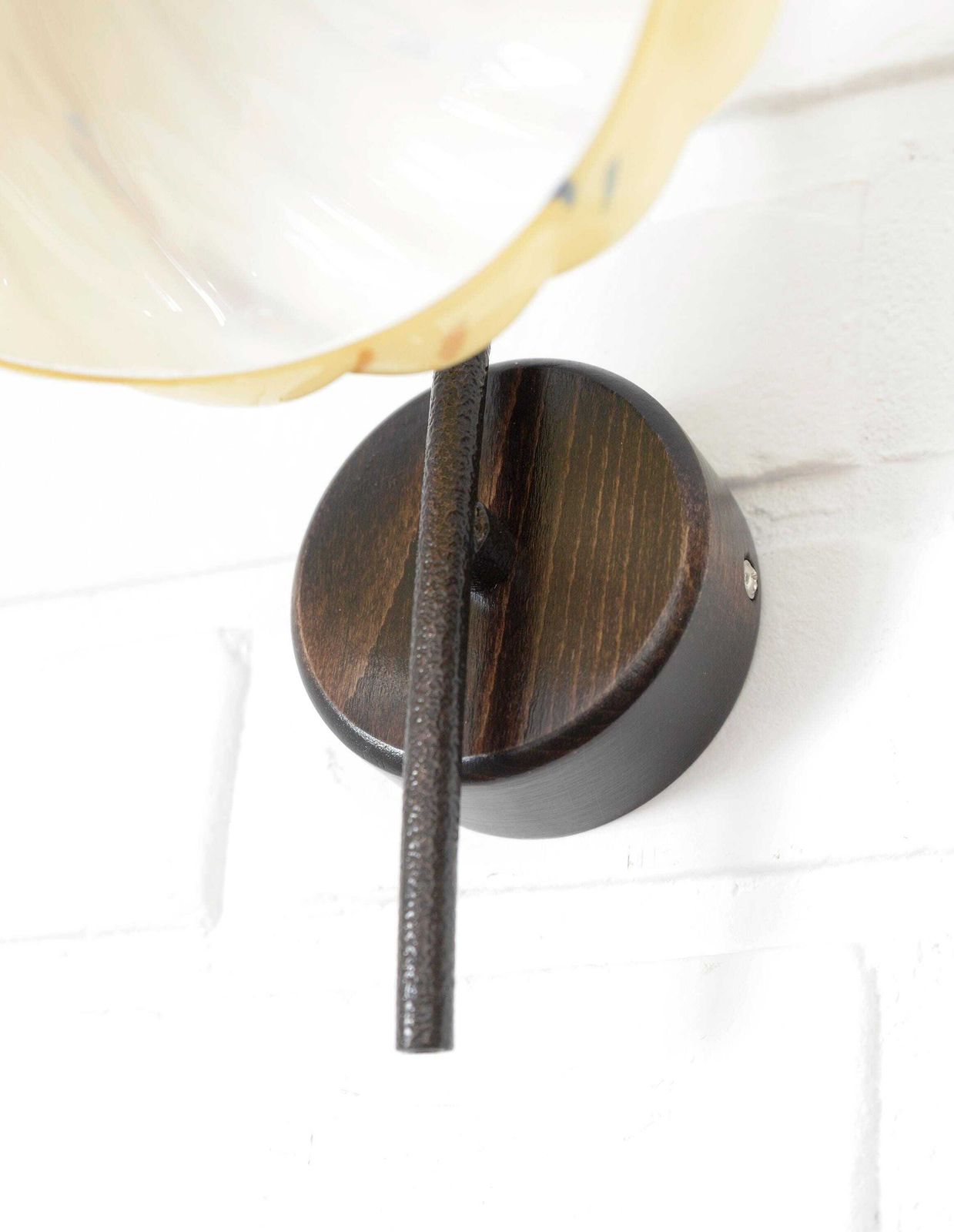 Set Of 3 / Art Deco Sconces / Redesign / Antique Wall Lamp / Old Lighting / Hand Blown Glass / Yugoslavia 1930's / Light Fixtures photo buy