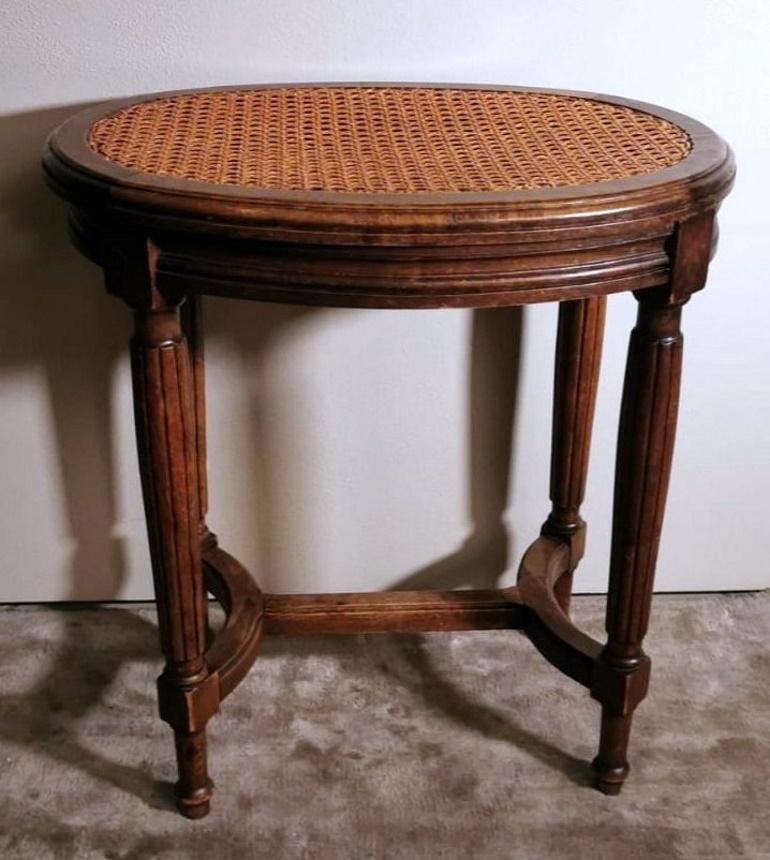 Louis XVI Style French Bench With "Vienna Straw" Seat photo 406.0