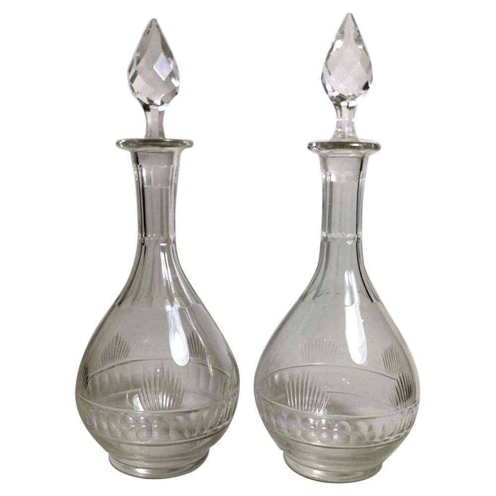 Neoclassical Parisian Style Beaux Arts Pair Of French Bottles