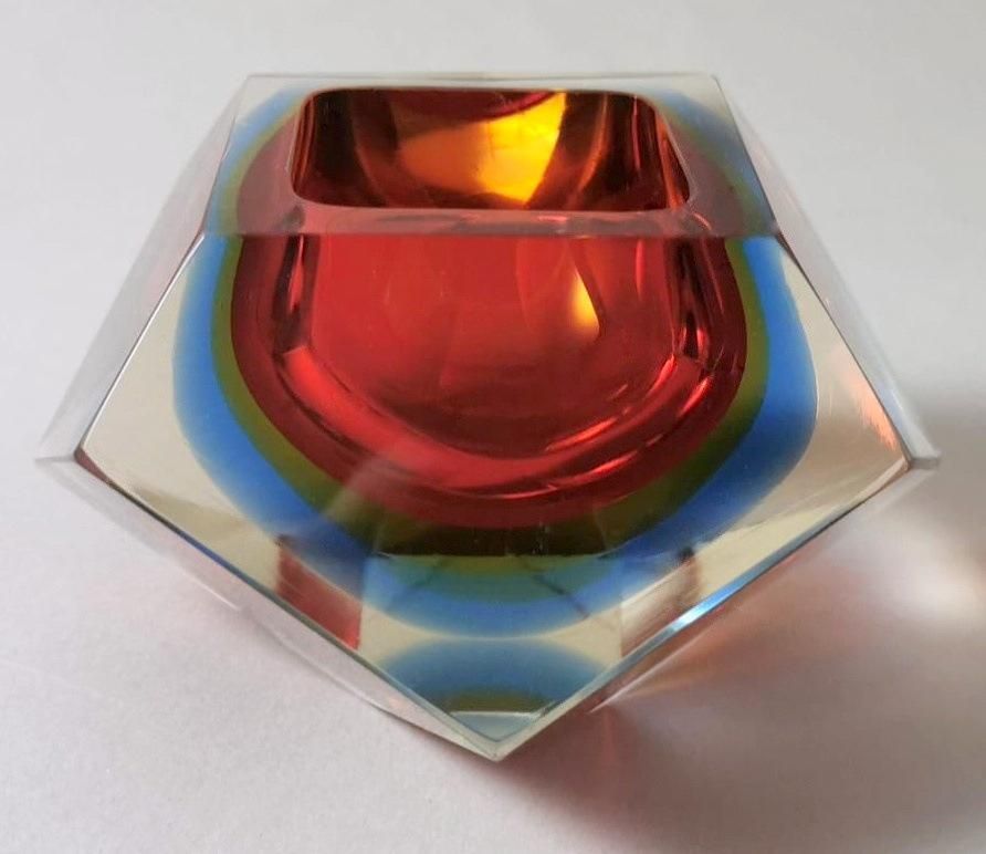 Mandruzzato Style Murano Ashtray "Vetro Sommerso" photo furniture