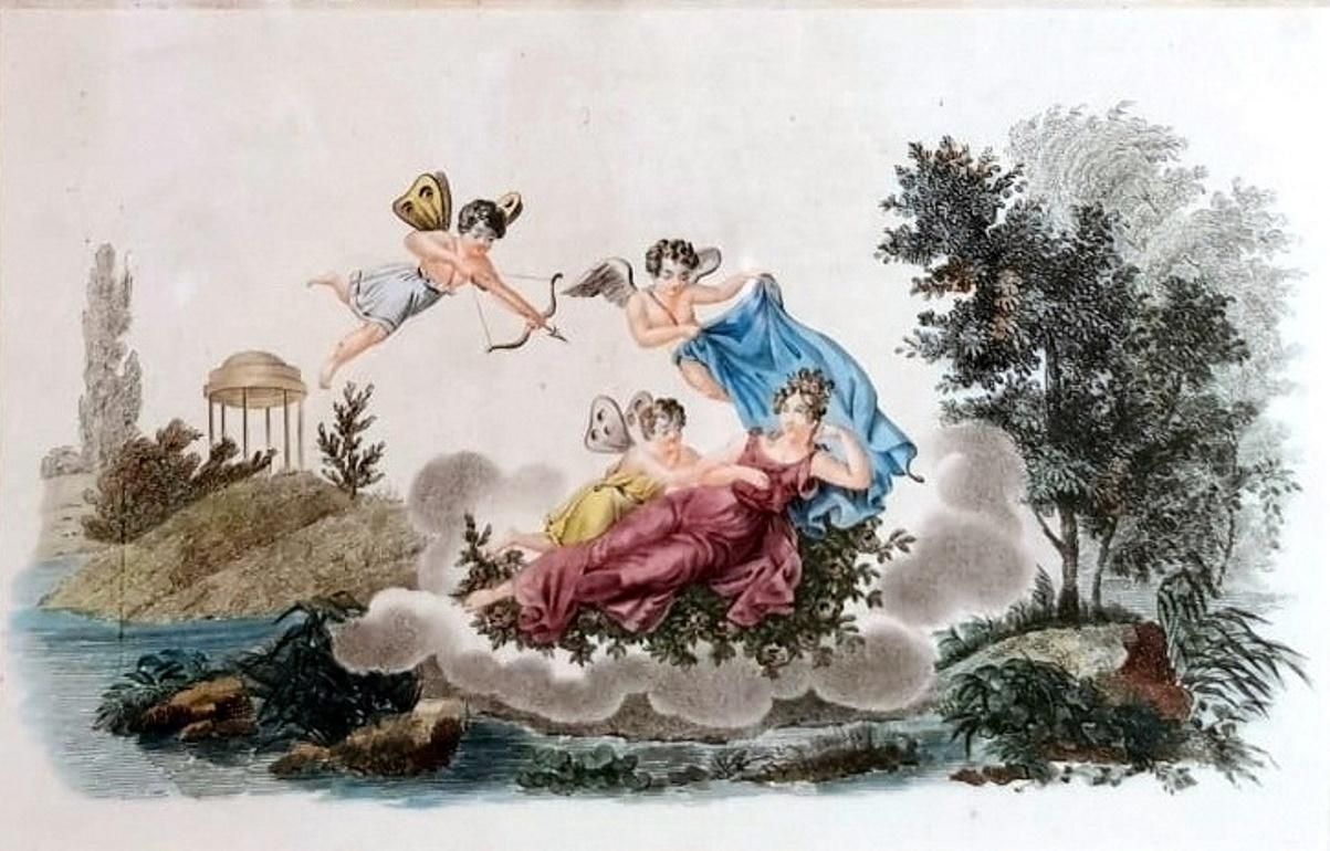 Nargeol Adrien Pair Prints Painted Watercolor With Gilded Frames photo vinterior