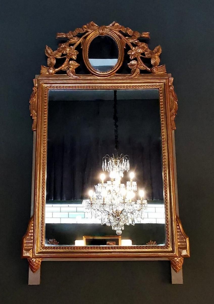 Rococo’ Giltwood Frame And Double Mirror, France photo furniture