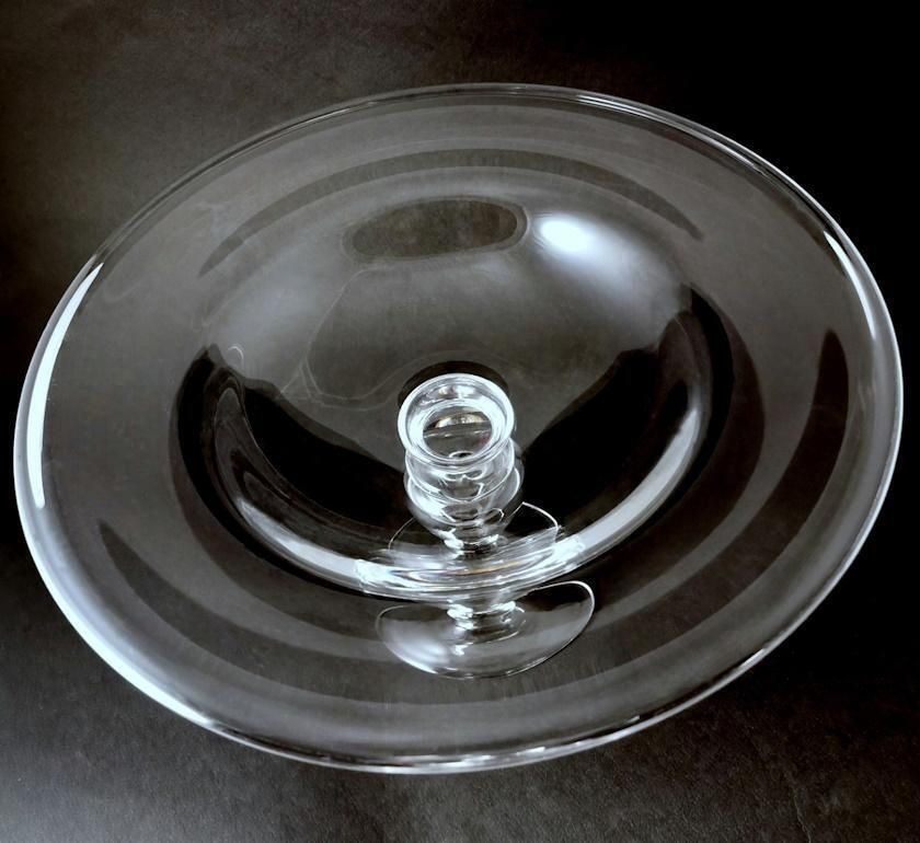 photo furniture Art Deco Italian Crystal Table Centerpiece Completely Smooth