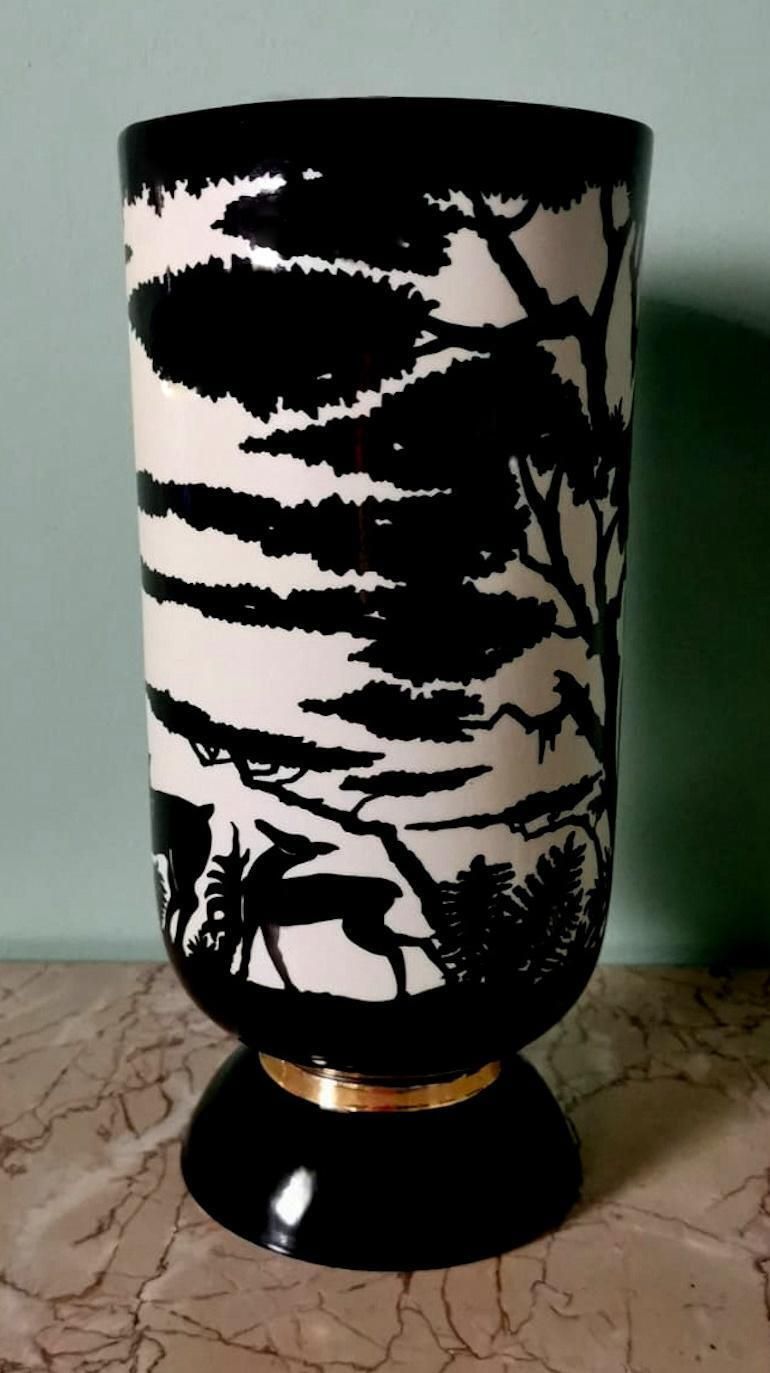 Nicolas Blandin French Porcelain Vase Savannah Collection photo vinterior
