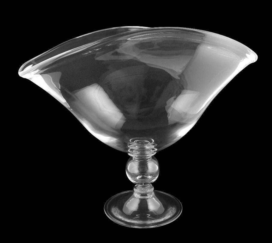 Art Deco Italian Crystal Table Centerpiece Completely Smooth photo buy