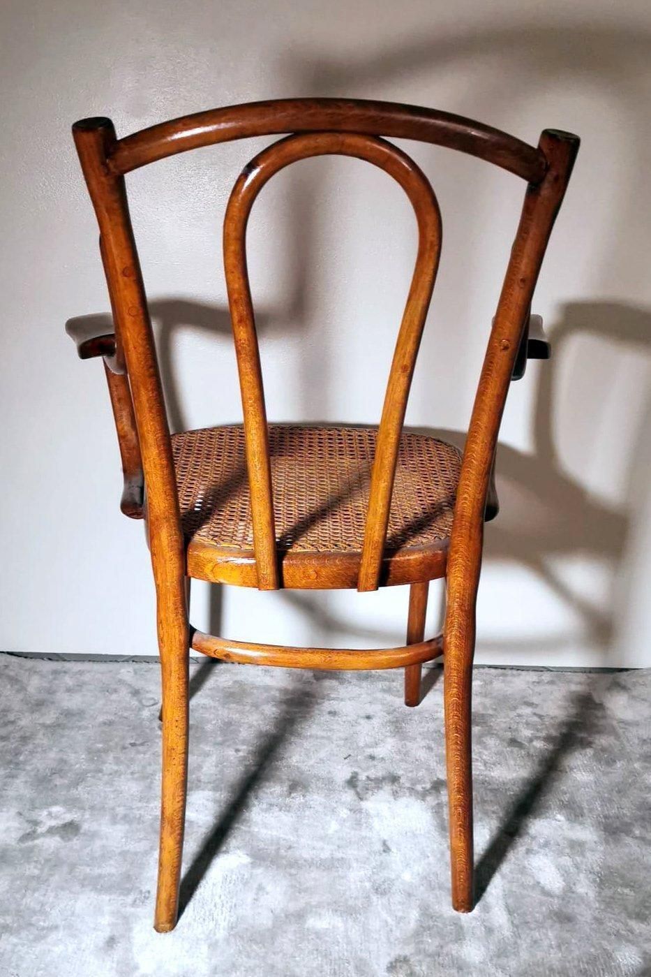 Thonet Gebruder Vienna Gmbh No.56 Bentwood And Vienna Straw Chair photo vinterior