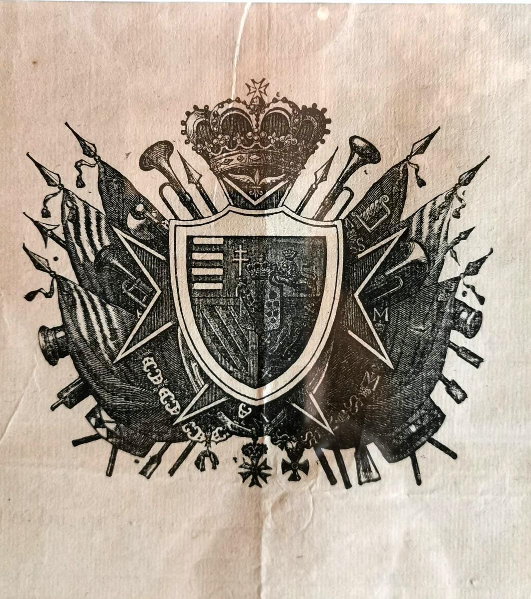 photo for sale Ancient Document Of The Grand Duchy Of Tuscany Leopold II, Italy