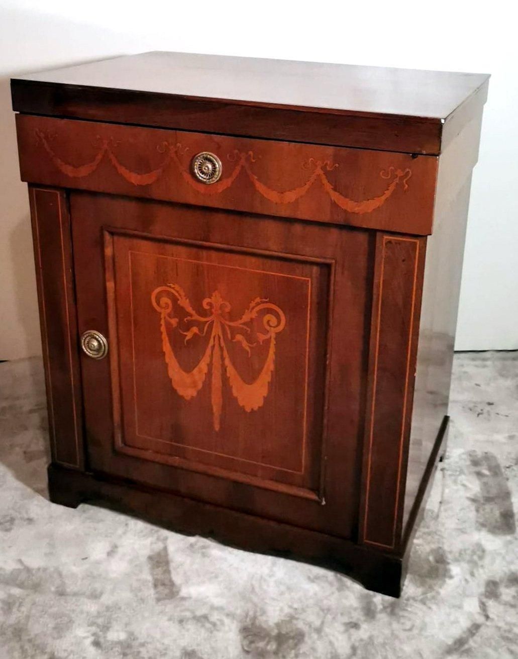 Biedermeier Style Small Italian Sideboard photo Furniture