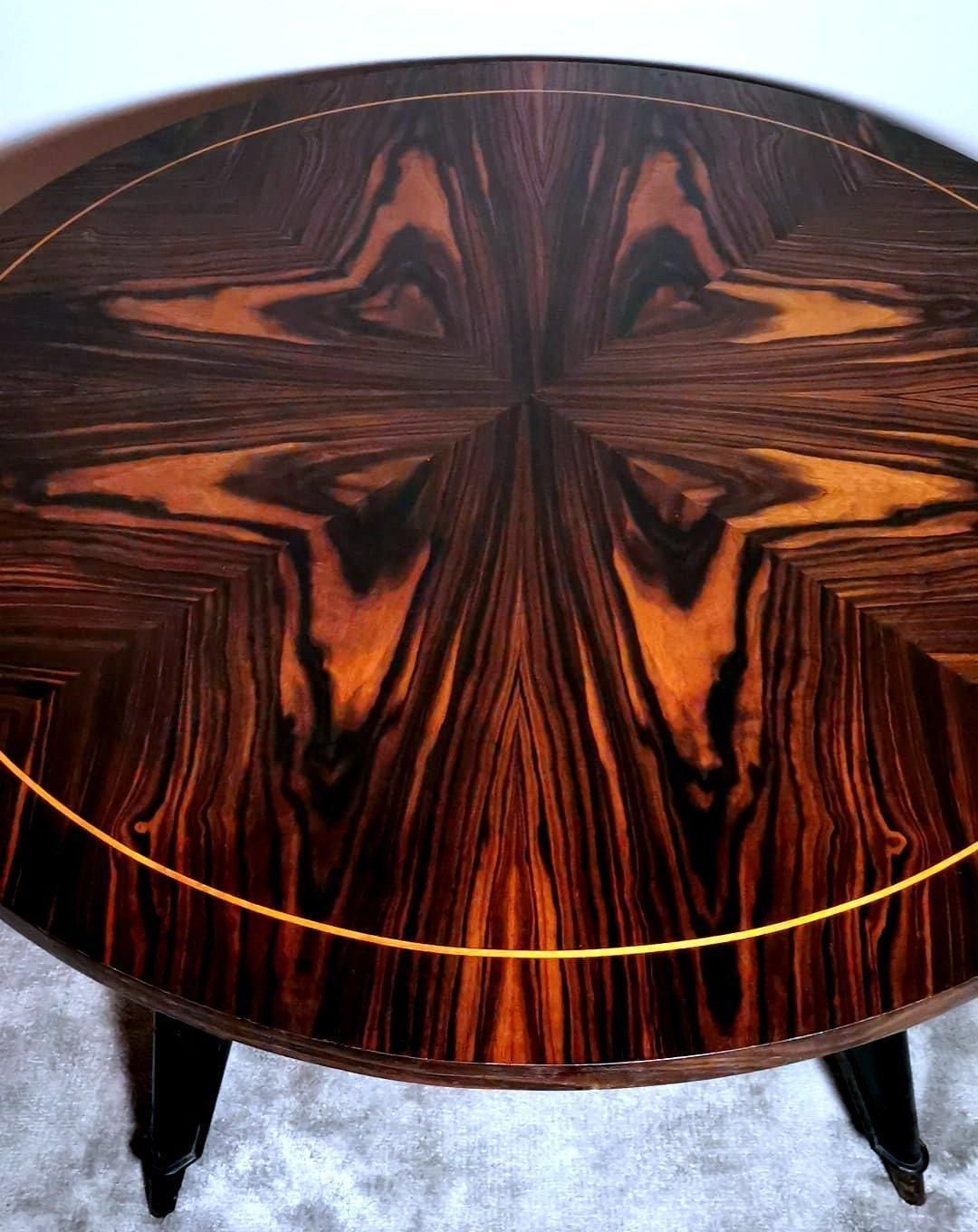 Ico Parisi Style Large Round Italian Coffee Table photo buy