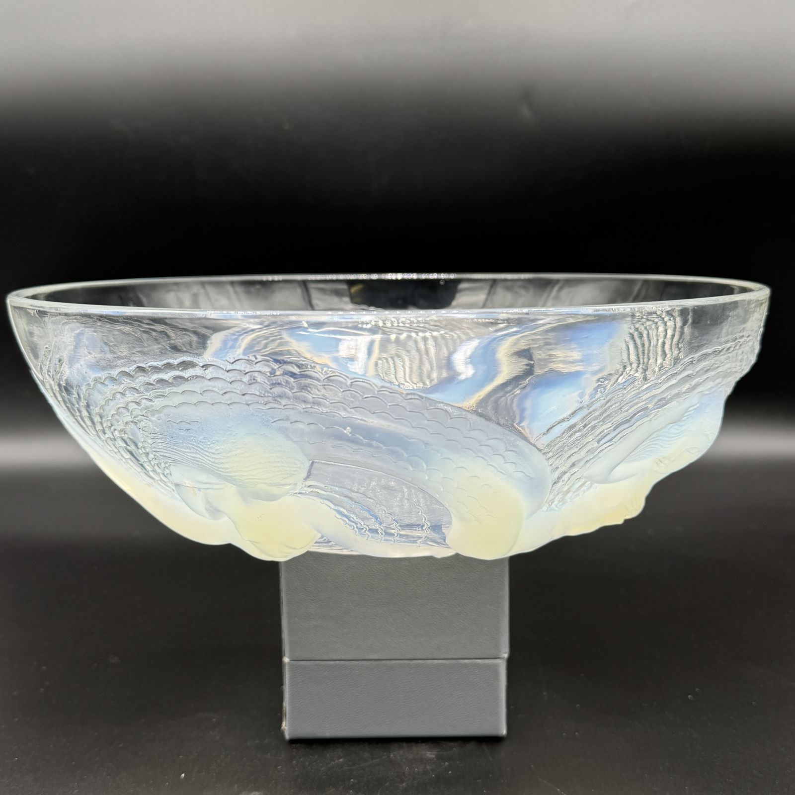 photo for sale A R.Lalique Calypso Bowl In Opalescent Glass