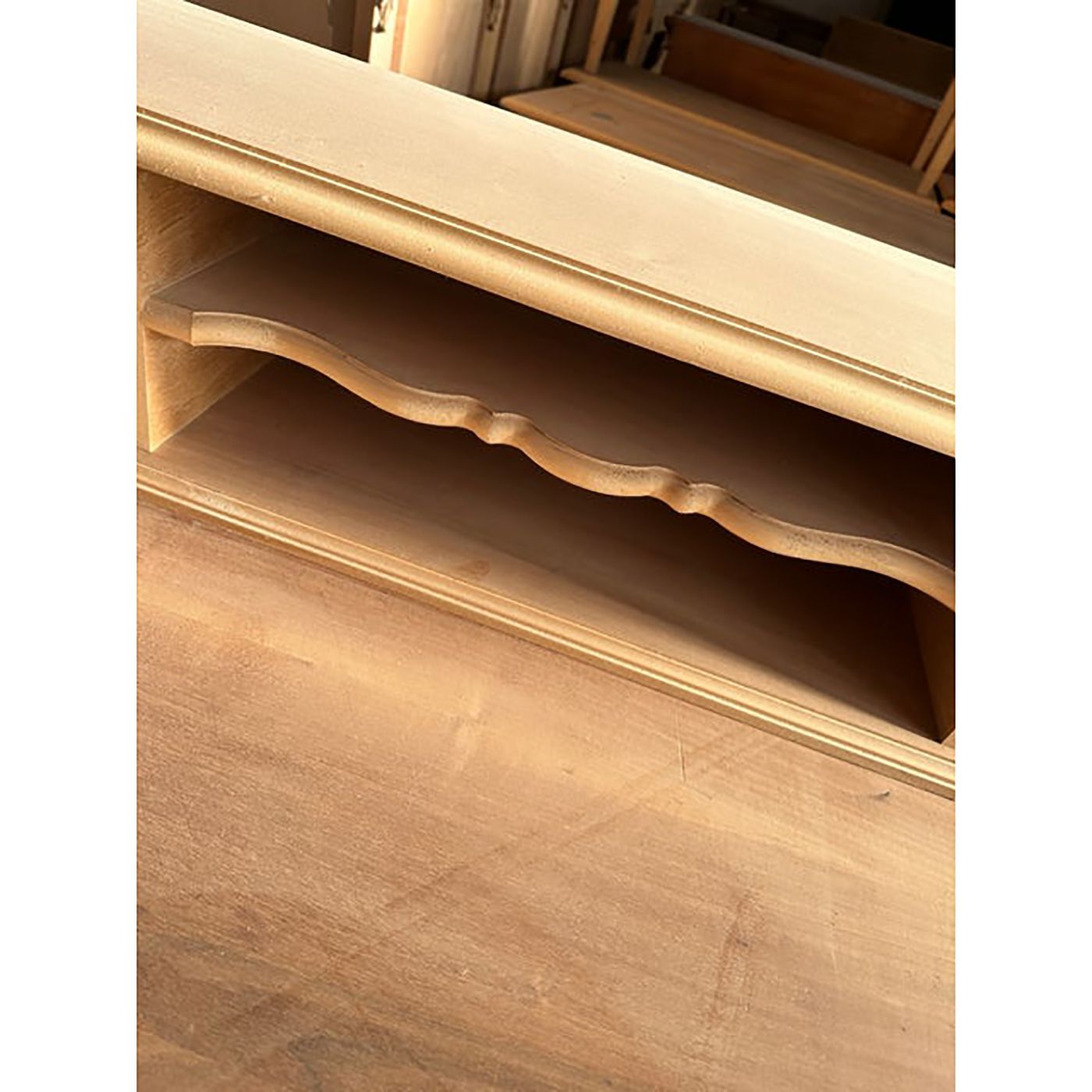 photo for sale Empire Style 800 Natural Wood Desk In Walnut And Maple