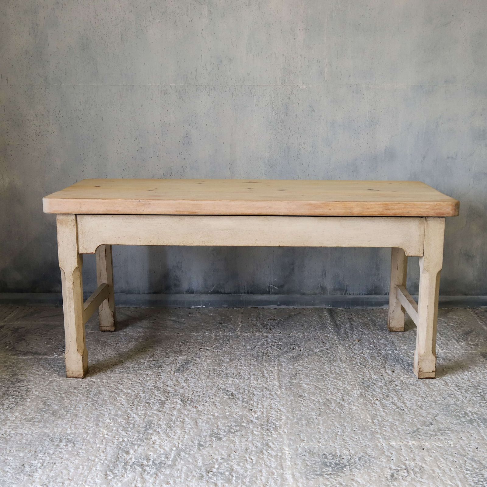 English 19th Century Circa 1880 Country House Prep Table   Later Paint photo Furniture