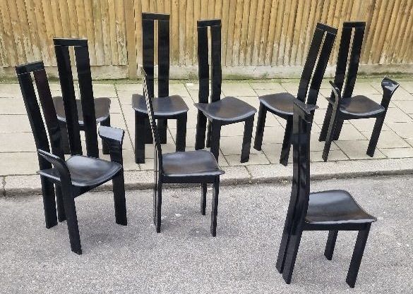 1970s Italian  Dining Chairs By Pietro Costantini photo for sale