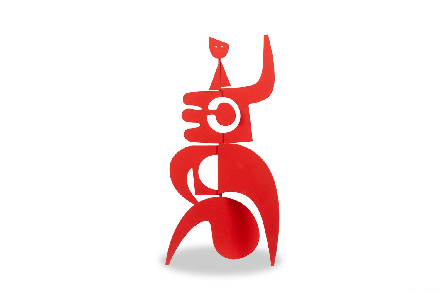 Antonine De Saint Pierre. Red “Anna” Sculpture. Contemporary.