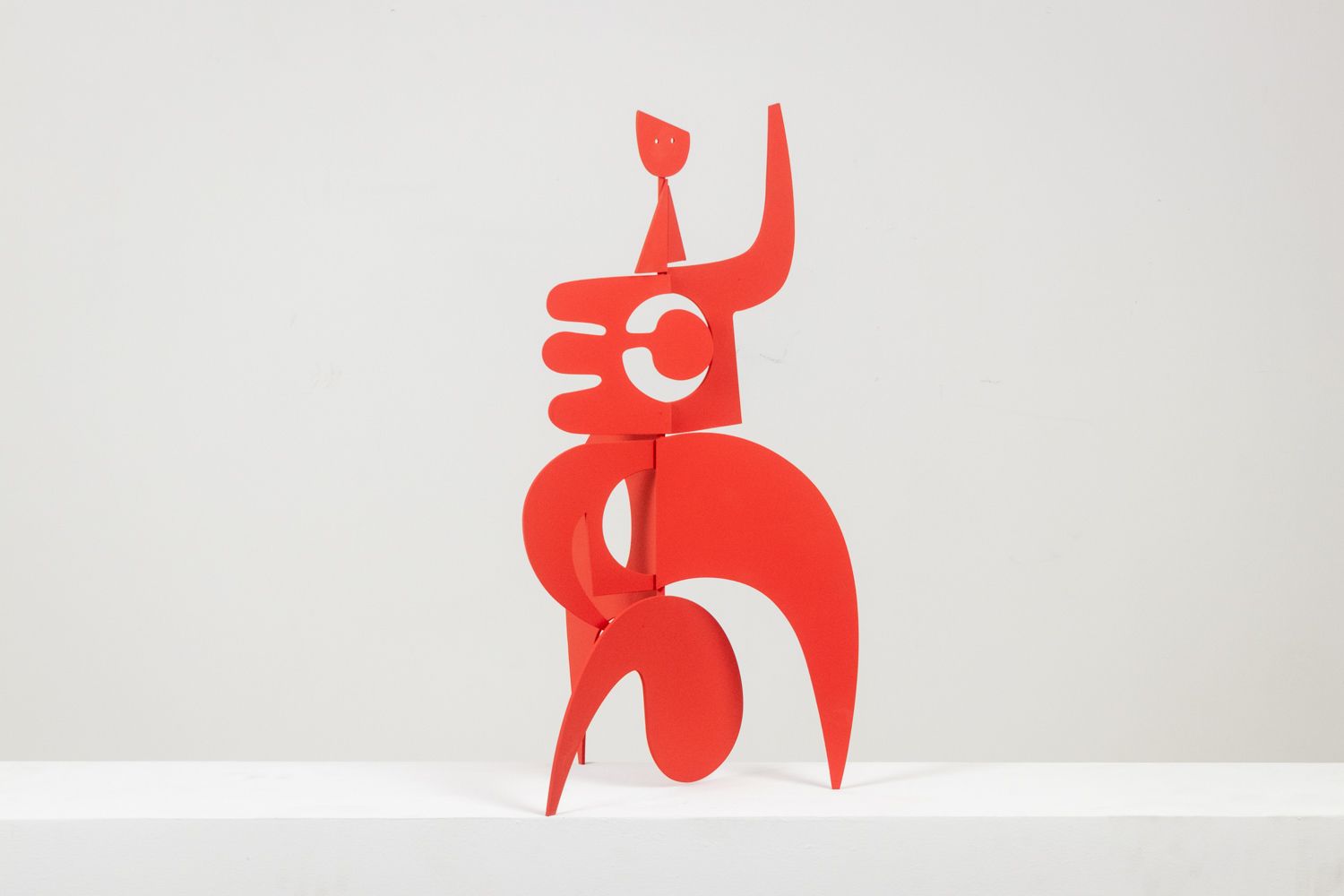 photo for sale Antonine De Saint Pierre. Red “Anna” Sculpture. Contemporary.