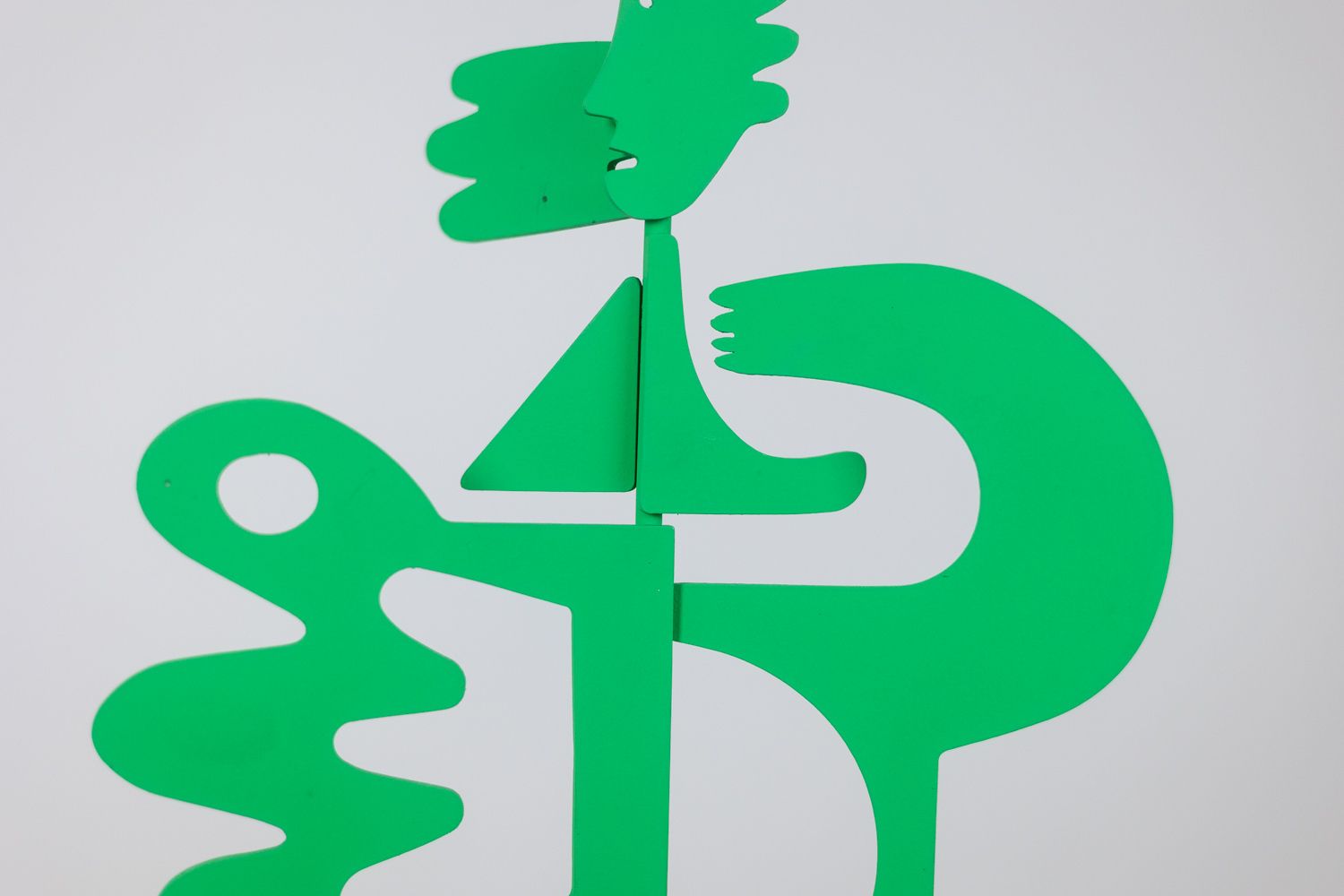 Antonine De Saint Pierre. Green Sculpture “Le Baiser”. Contemporary. photo buy