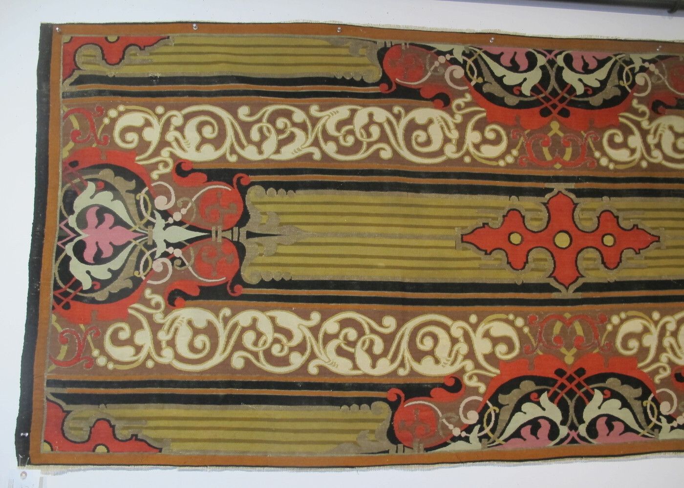 Fine European Wool Tapestry Panel, 3.32m X 0.96m photo furniture