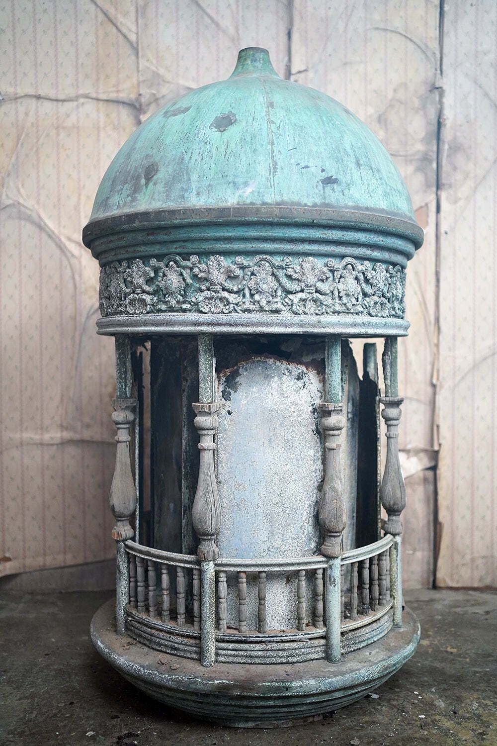 A Grecian Style Copper & Pine Domed Architectural Cupola C.1870; Ex Codford Manor photo furniture