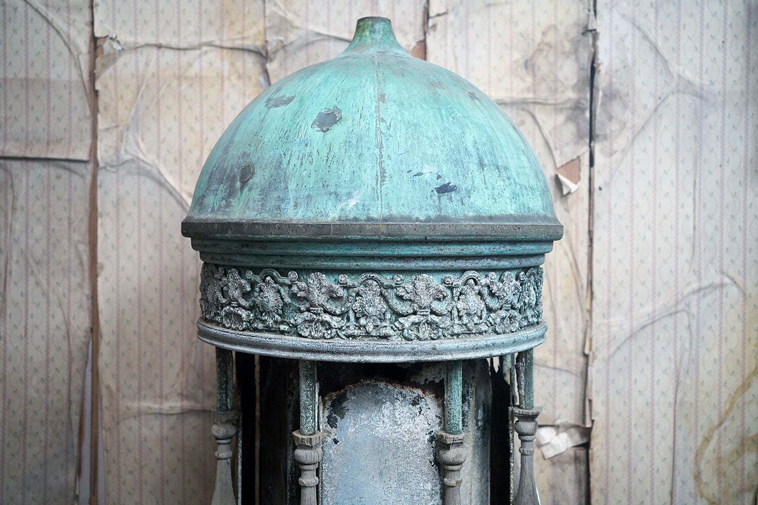 A Grecian Style Copper & Pine Domed Architectural Cupola C.1870; Ex Codford Manor photo for sale