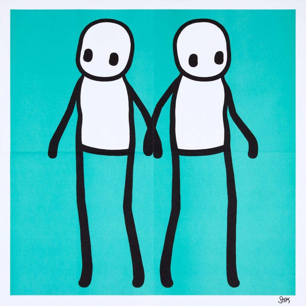 Stik, Full Set Of Holding Hands Signed Prints, 2020 photo furniture