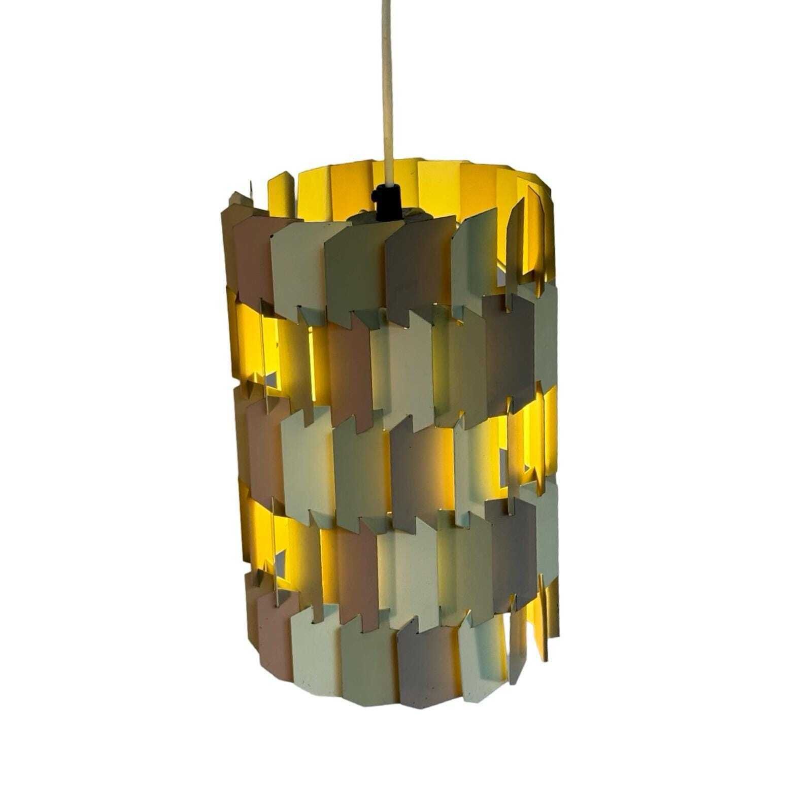 Louis Weisdorf   Lyfa   Danish Design   Facet Pop   Pendant Lamp Made From Metal   1960's   Rare And Available As Set Of Two! photo for sale