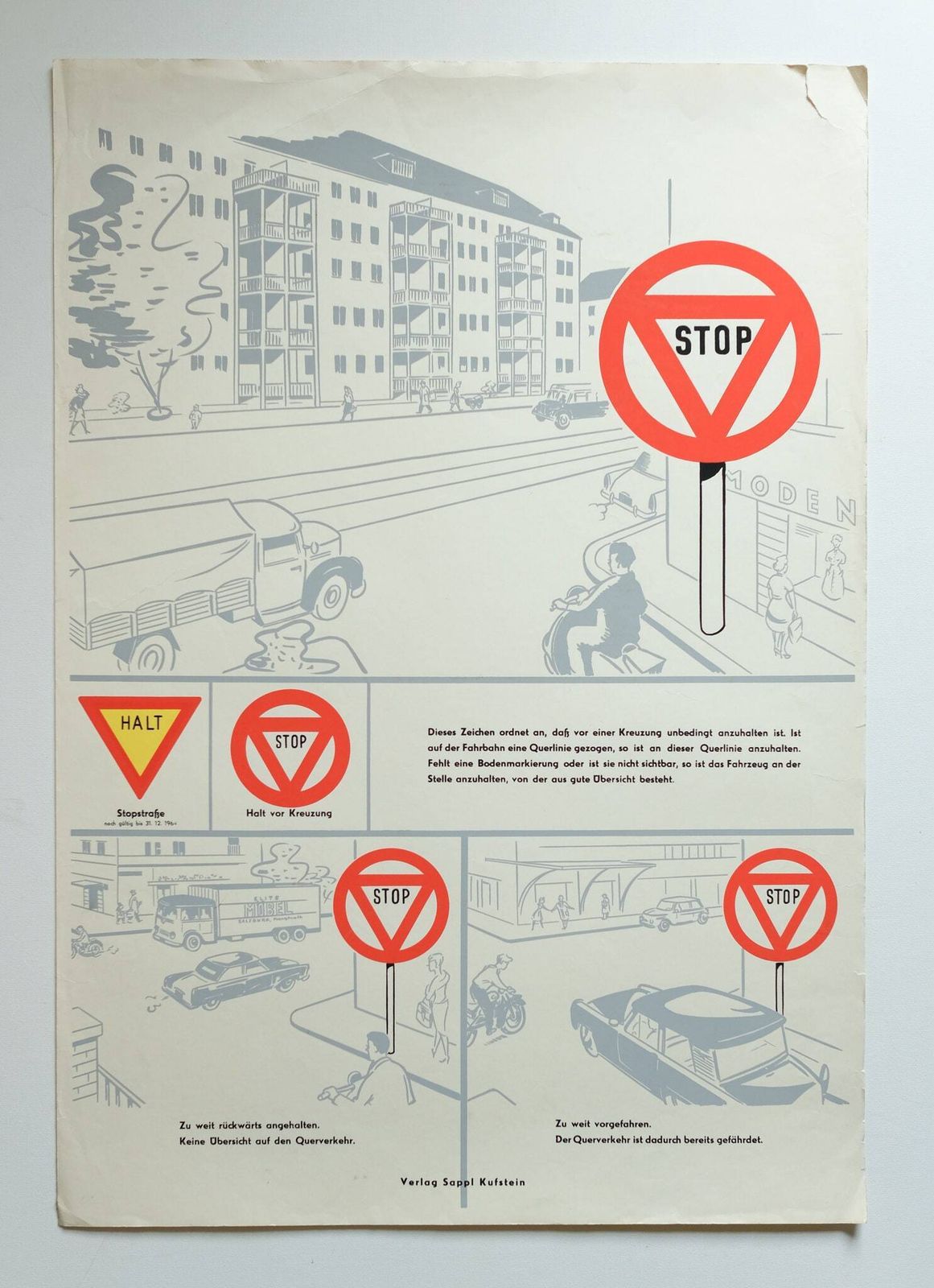 Collection Of 11 Original Technical Vintage German School Educational Road Safety Driving Posters photo 496.0