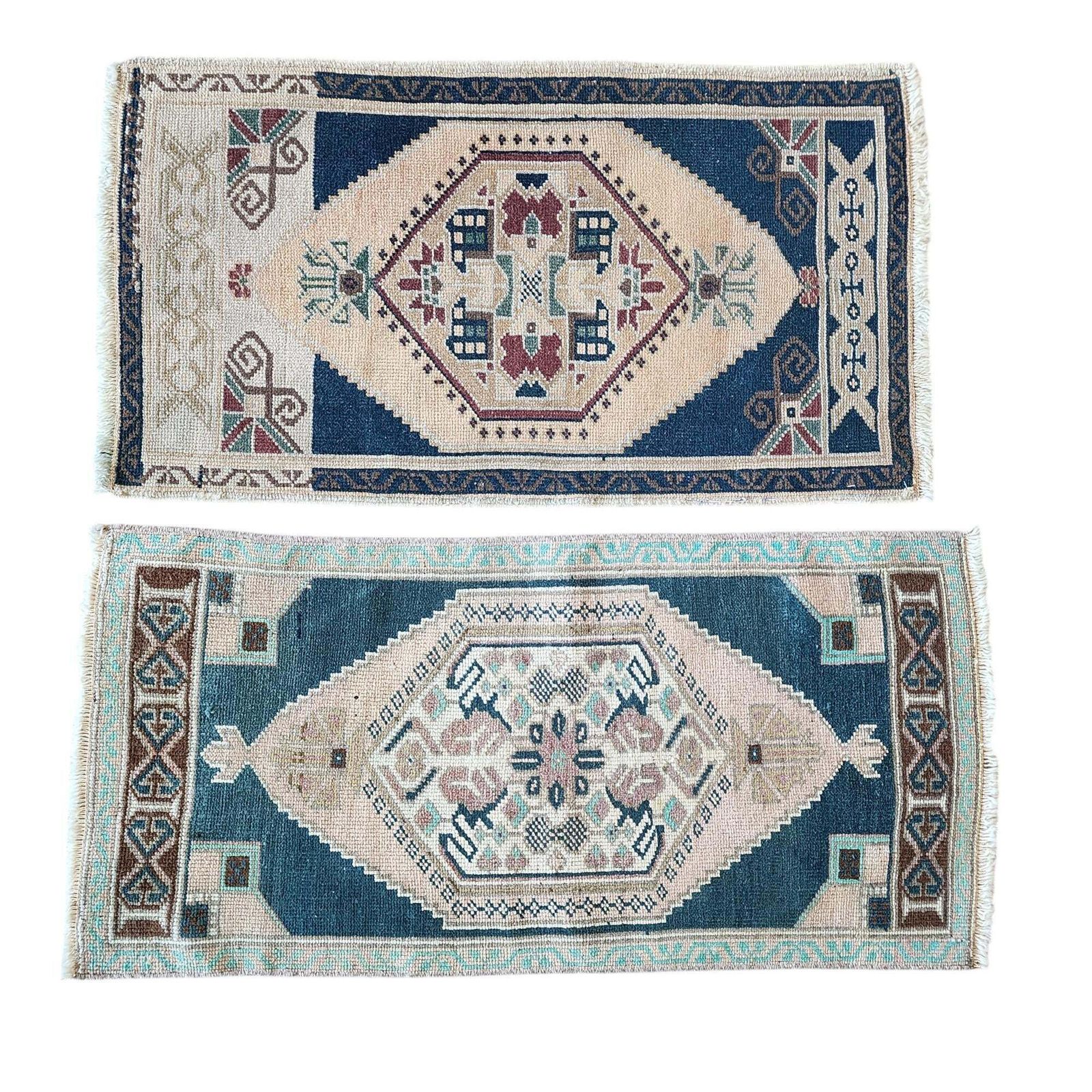 Turkish Small Rug   Set Of Two photo for sale