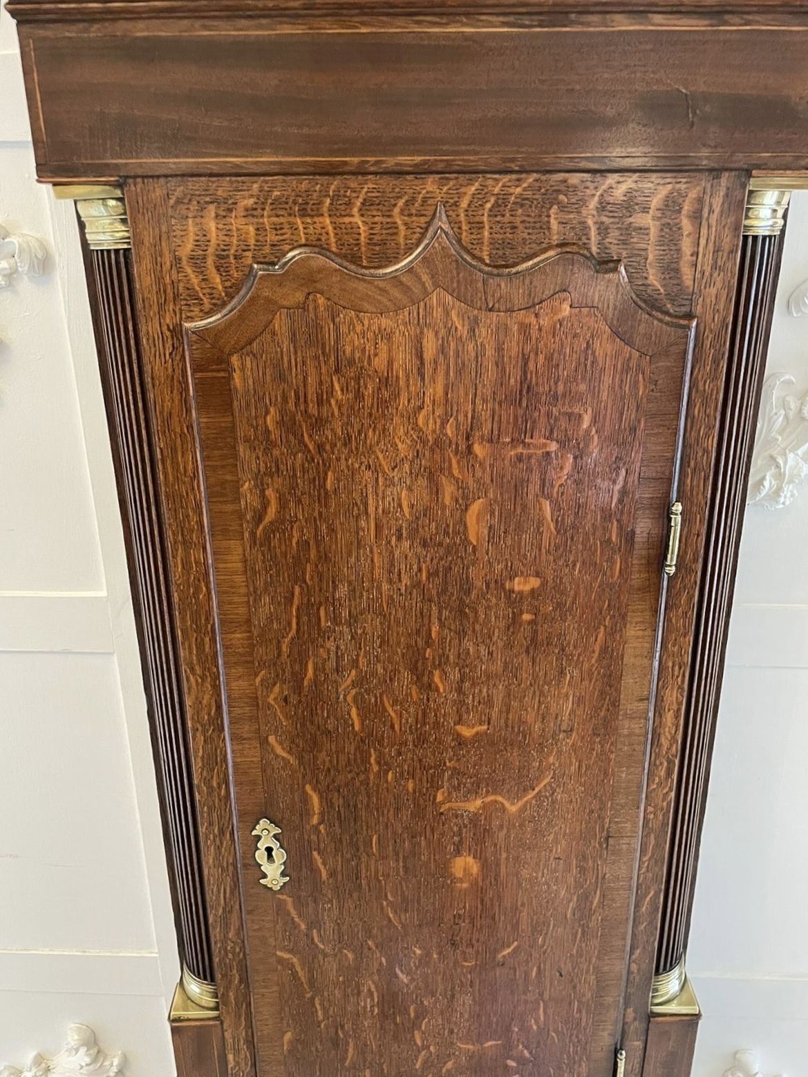 Antique 19th Century Quality 8 Day Oak Longcase Clock By Walker Of Nantwich photo buy