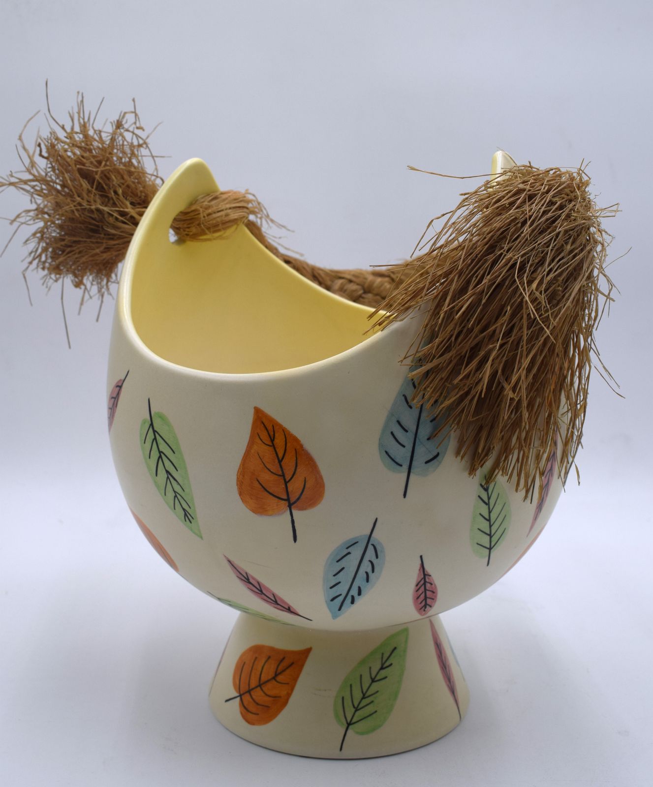 Cestino In Ceramica Lenci, Italia, Anni '30 Circa. photo buy