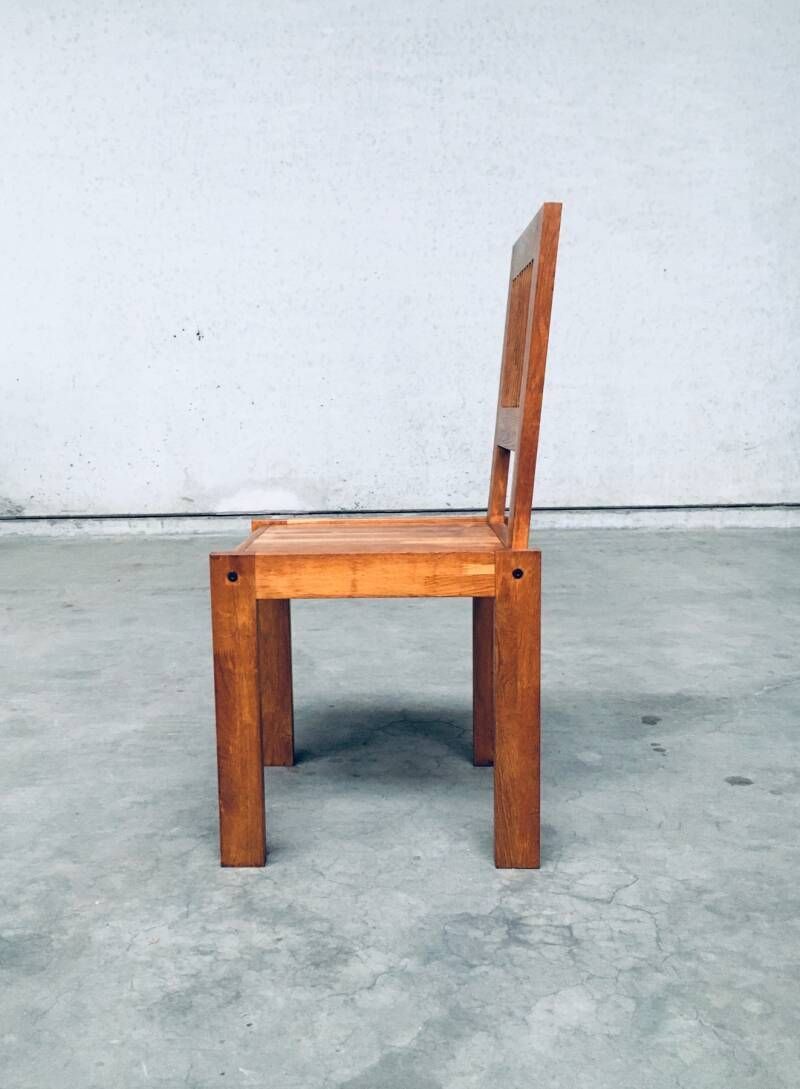 Postmodern Design Teak Side Chair, France 1990's photo buy