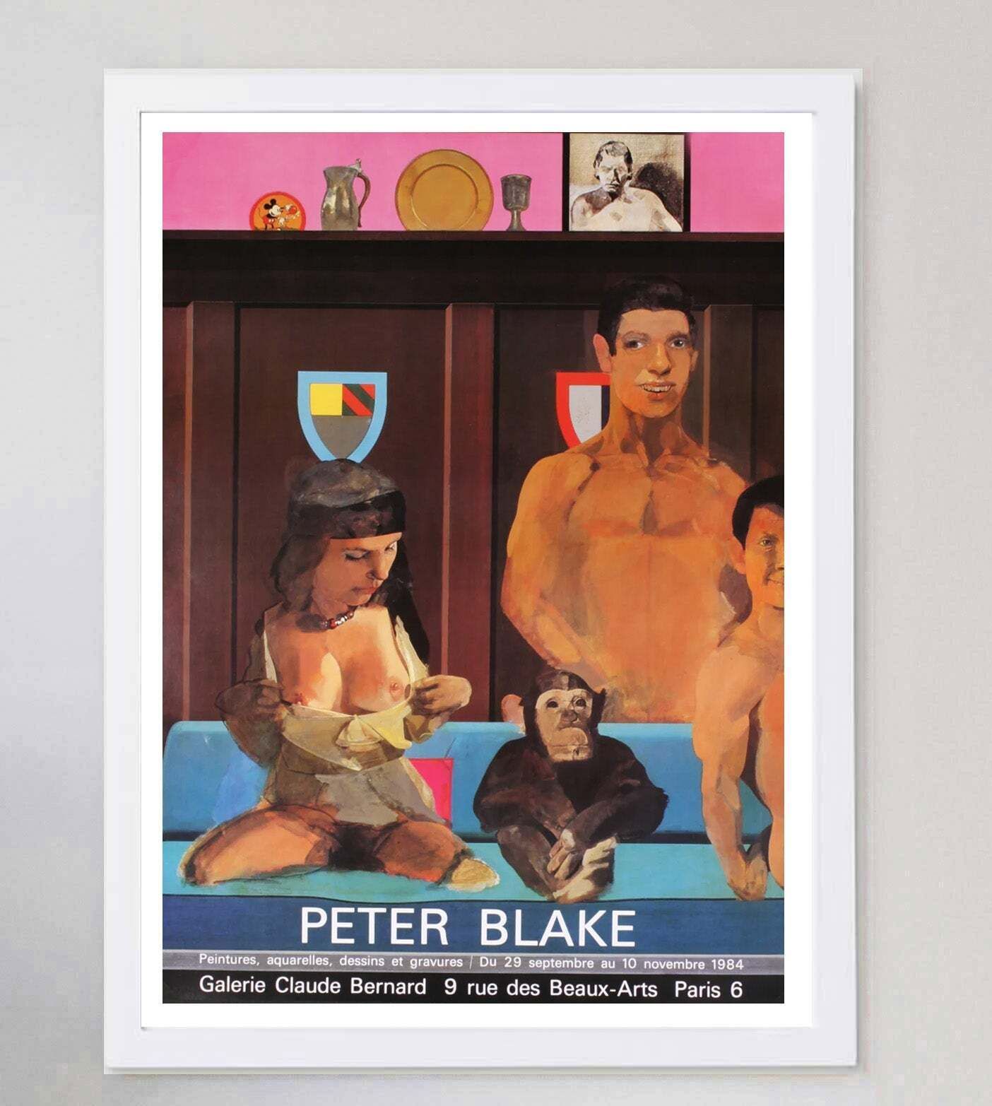 Peter Blake   Galerie Claude Bernard  , Original Vintage Poster photo for sale