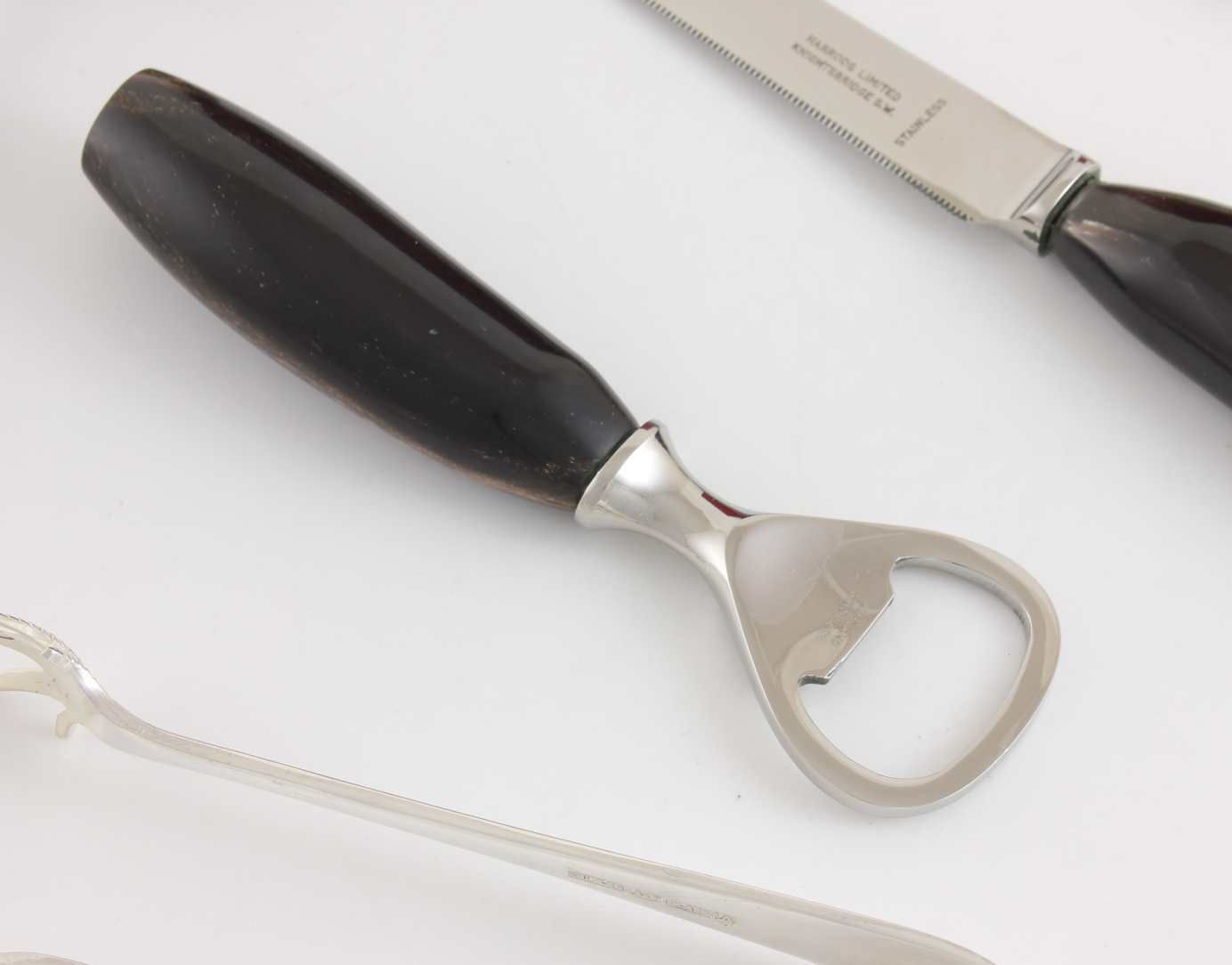photo for sale Harrods Bartender Cocktail Tool Accessory Set. Corkscrew, Bottle Opener.