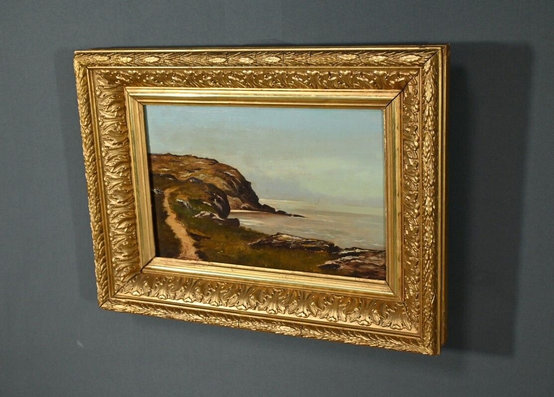 Oil Painting, Signed A.Derémy – 1902 photo for sale
