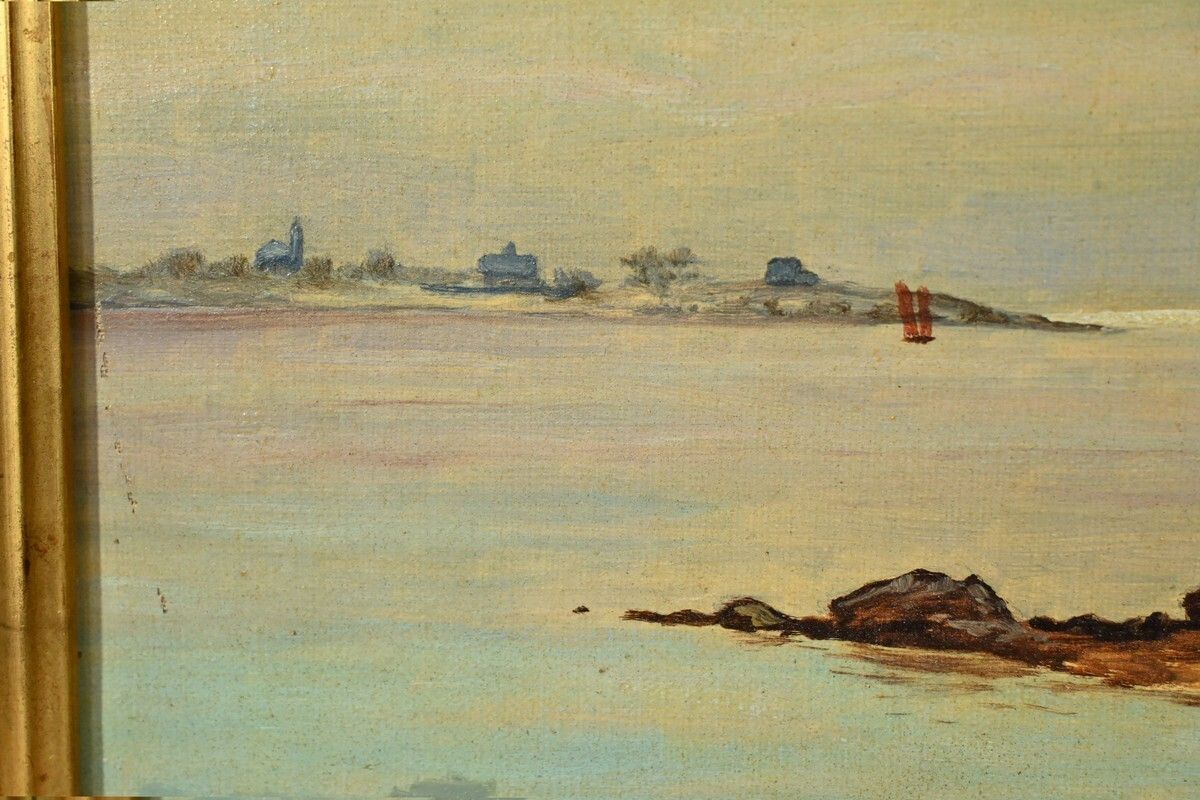 Oil Painting, Signed A.Derémy – 1902 photo 430.0