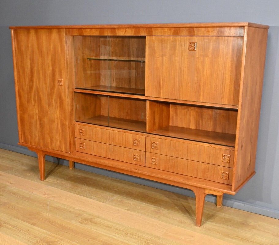 Scandinavian Buffet In Blond Teck 1970 photo for sale