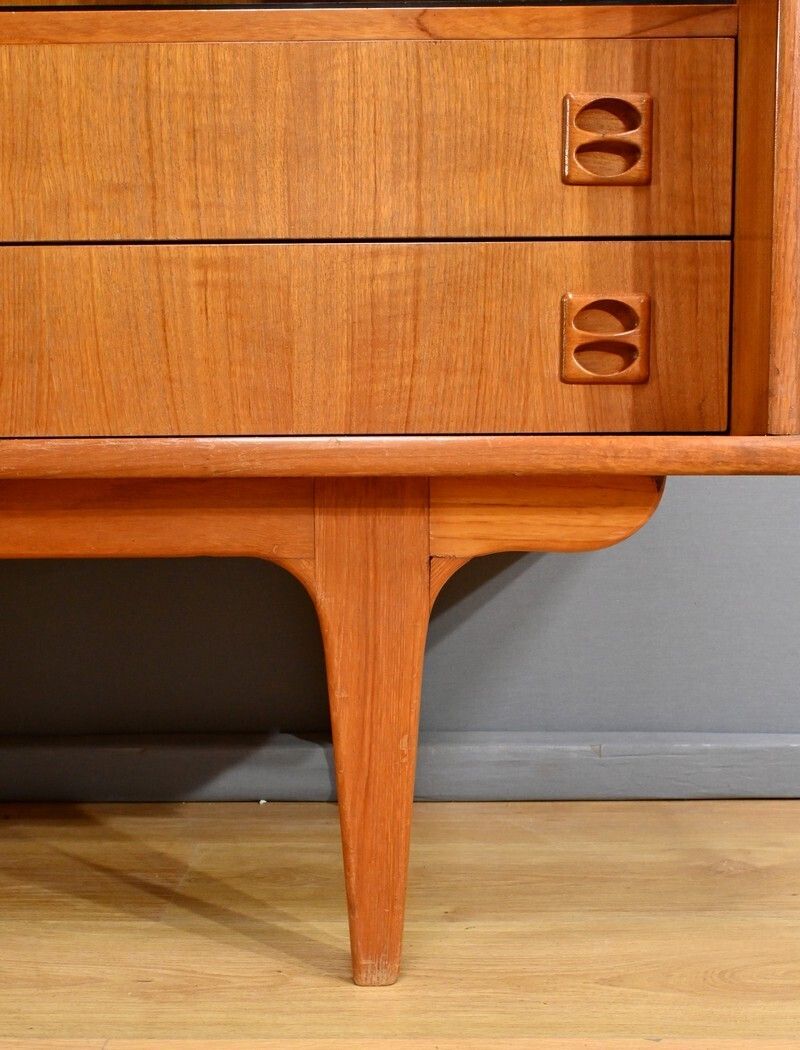 photo buy Scandinavian Buffet In Blond Teck 1970