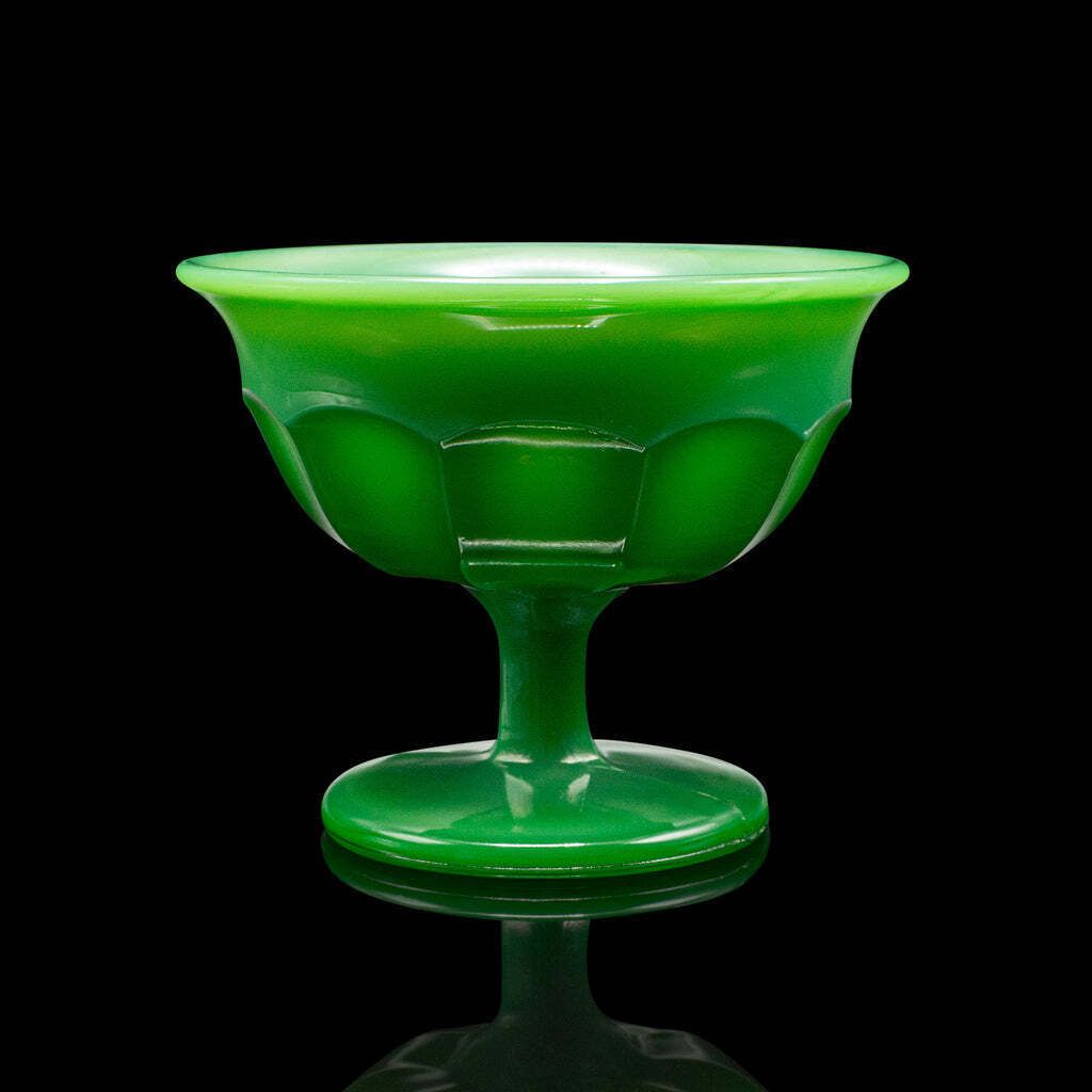 Small Vintage Ice Cream Bowl, English, Glass, Dessert Dish, Art Deco, Circa 1930 photo furniture