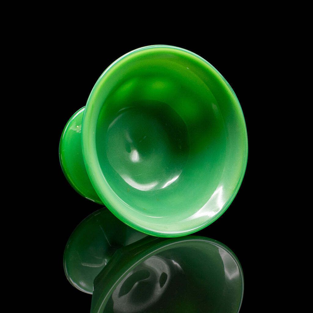 Small Vintage Ice Cream Bowl, English, Glass, Dessert Dish, Art Deco, Circa 1930 photo vinterior