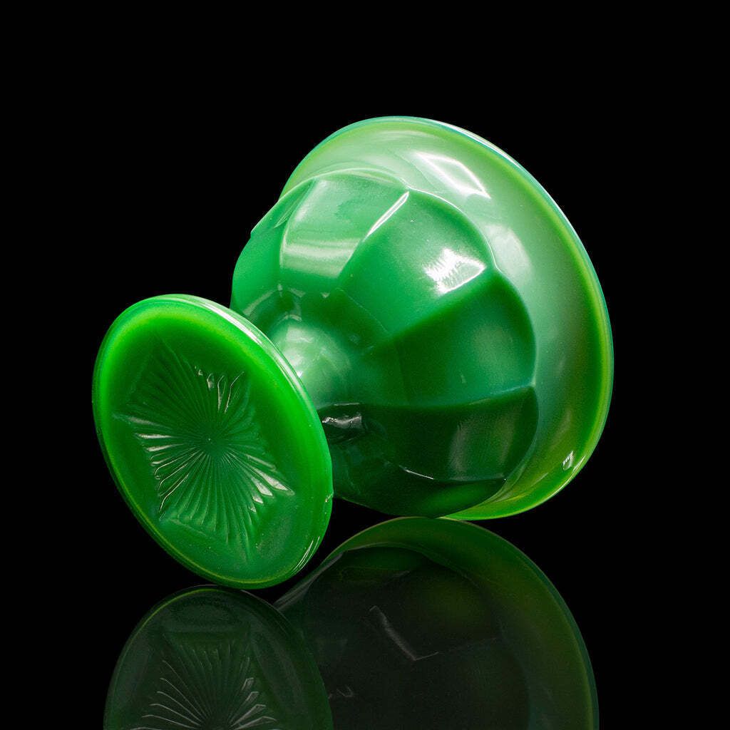 Small Vintage Ice Cream Bowl, English, Glass, Dessert Dish, Art Deco, Circa 1930 photo buy