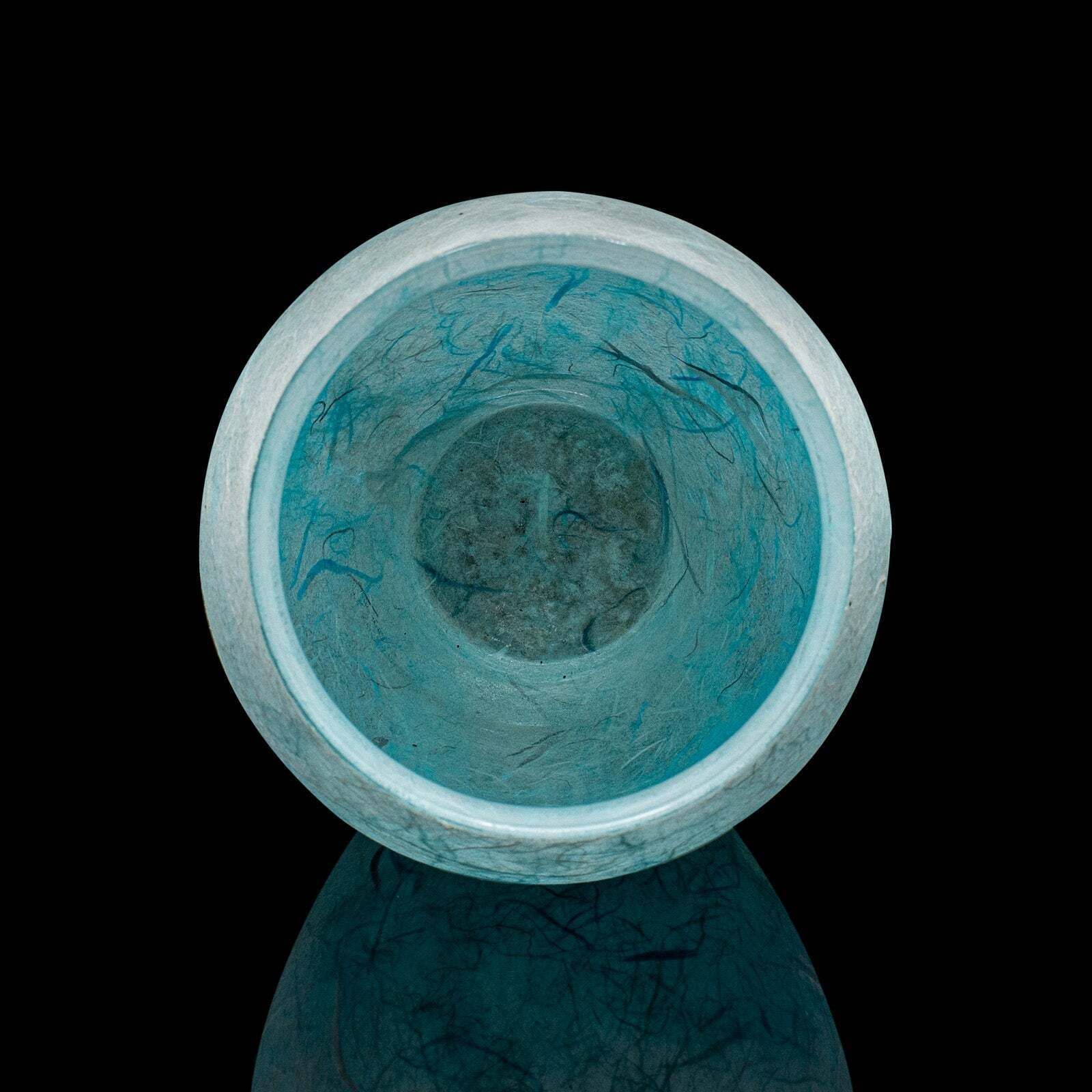 Contemporary Straw Silk Vase, English, Art Glass, Flower Urn, Millennium, Decor photo buy
