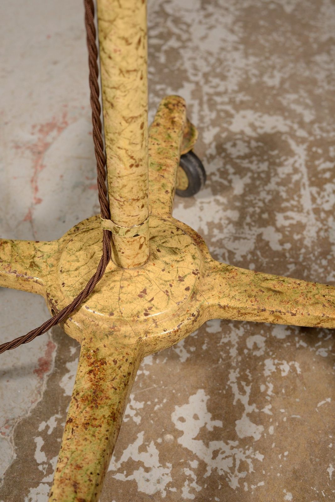 photo buy A Herbert Terry 1209 Anglepoise Trolley Floor Lamp In Original Scumble Paint   C.1935