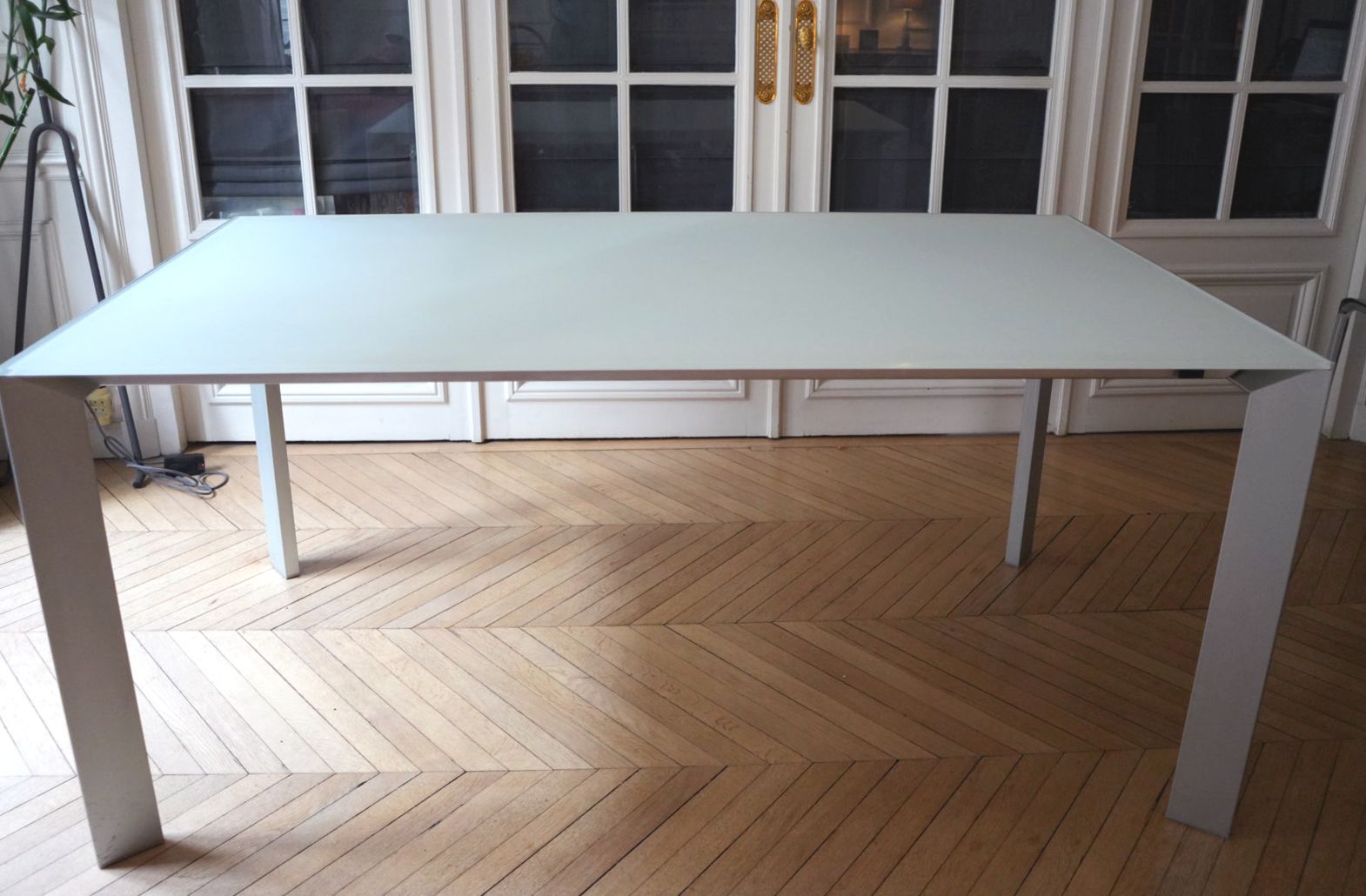 Very Large Modern Italian Extendable Dining Table (260 Cm) Nori Model By Bartoli Design For Kristalia.