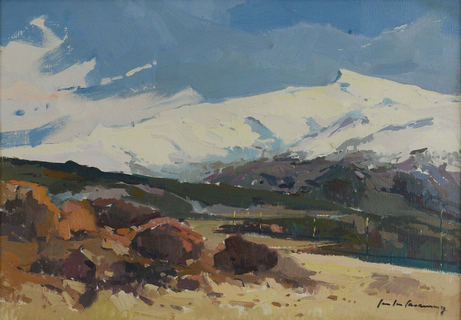 Sierra Nevada Landschap   José Luis Casañé Puig (1926–1991)