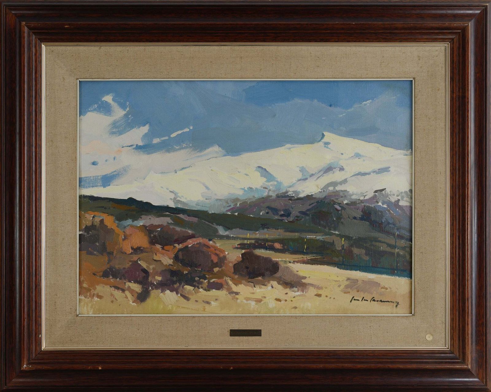 Sierra Nevada Landscape   José Luis Casañé Puig (1926–1991) photo furniture