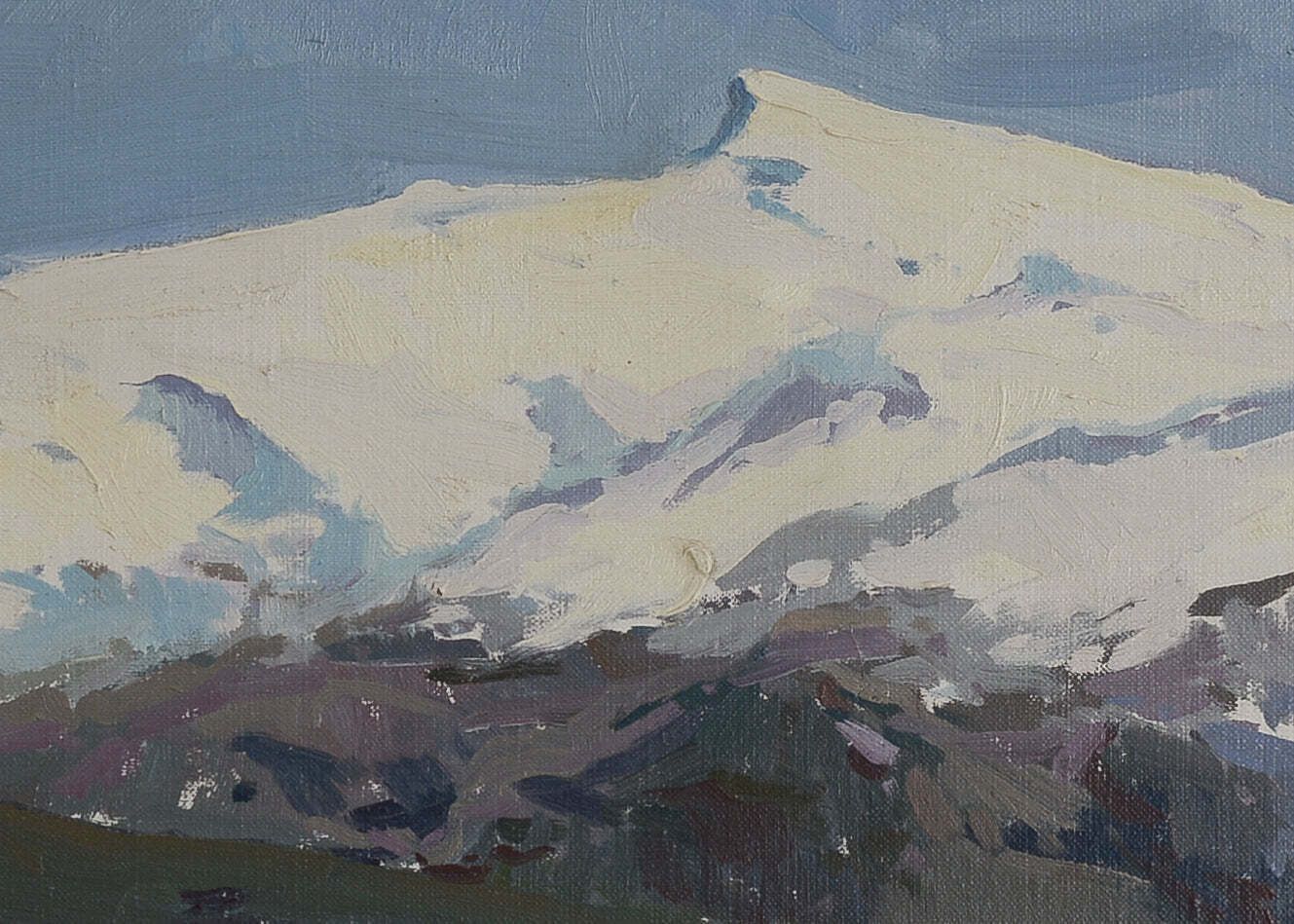 Sierra Nevada Landscape   José Luis Casañé Puig (1926–1991) photo for sale