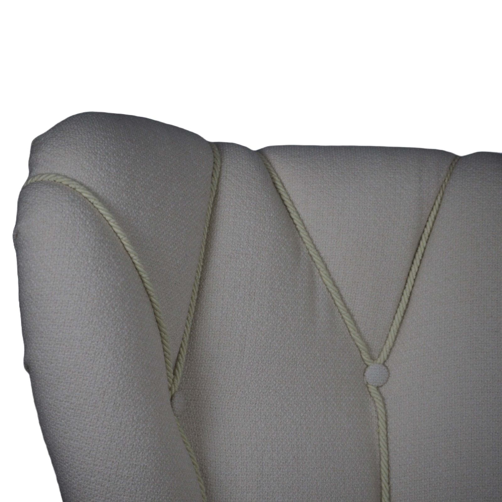 Danish Modern Bouclé Wingback Chair photo 759.0