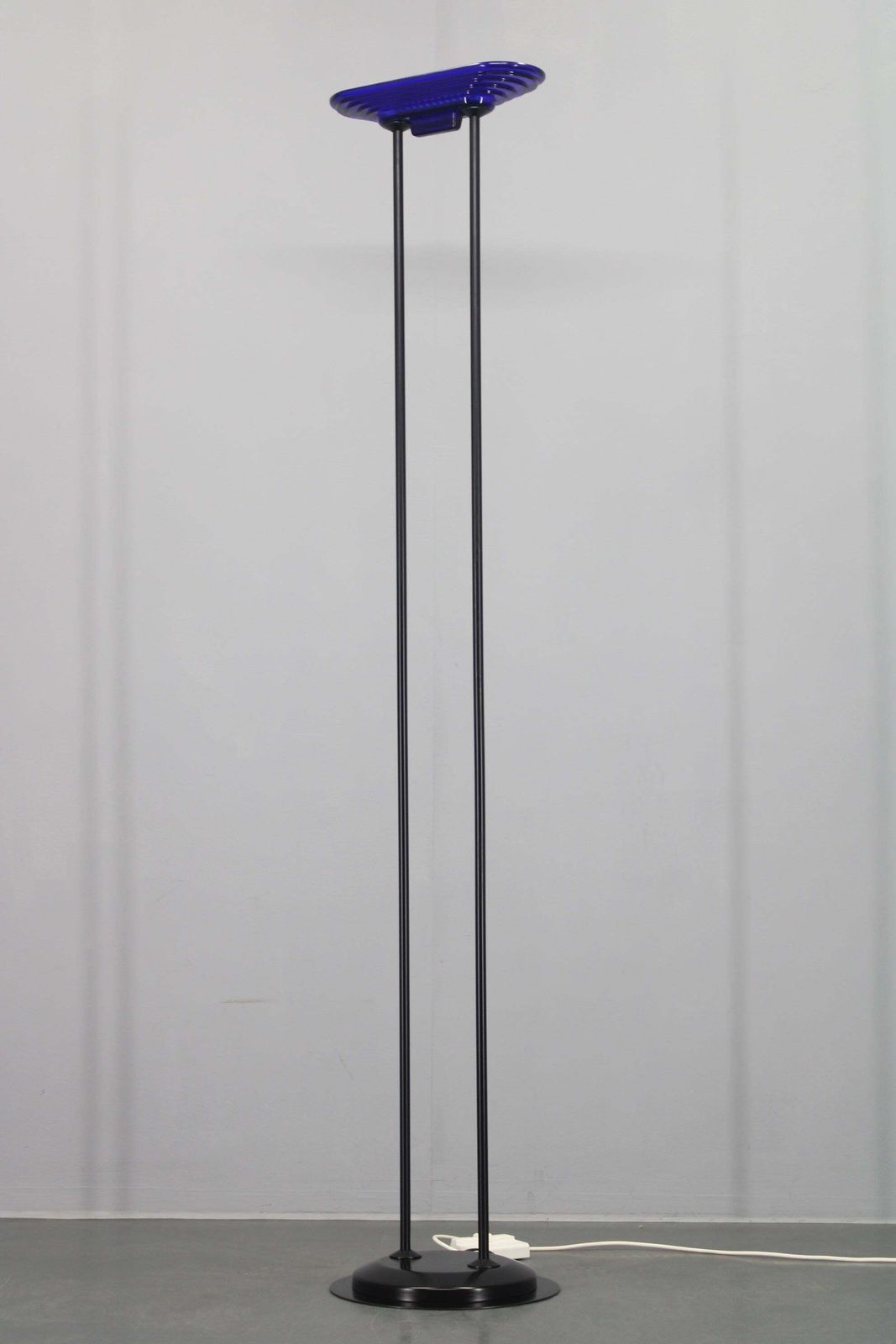 1970s Halogen Floor Lamp With Glass Shade , Europe photo for sale