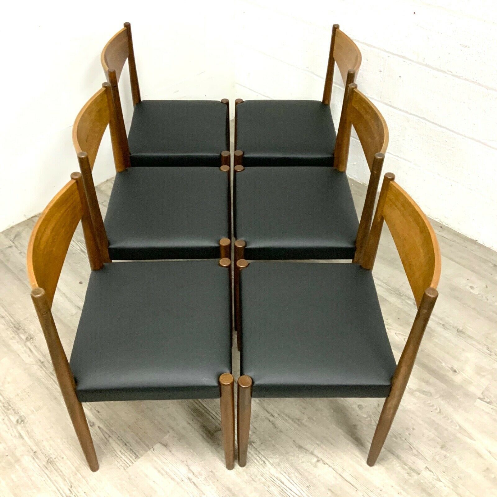 A Set Of 6 (Six) Poul Volther For Frem Rojle Danish Dining Chairs /2 photo Furniture